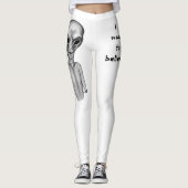 Graue Alien, ich wollte zu glauben Leggings (Vorderseite)