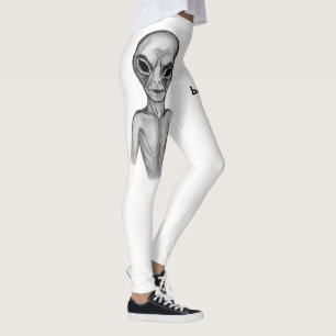 Graue Alien, ich wollte zu glauben Leggings