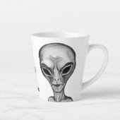 Graue Alien, ich wollte zu glauben Milchtasse (Rechts)