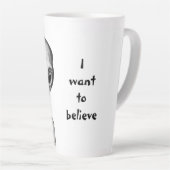 Graue Alien, ich wollte zu glauben Milchtasse (Rechte Ecke)