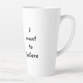 Graue Alien, ich wollte zu glauben Milchtasse (Rechts)