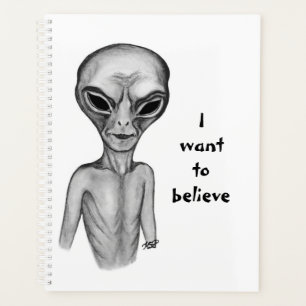 Graue Alien, ich wollte zu glauben Planer