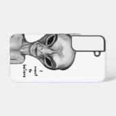 Graue Alien, ich wollte zu glauben Samsung Galaxy Hülle (Rückseite (Horizontal))