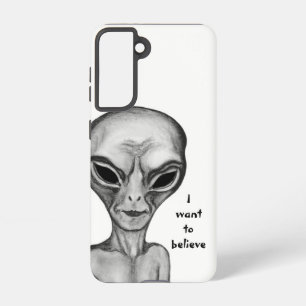 Graue Alien, ich wollte zu glauben Samsung Galaxy Hülle