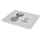 Graue Alien, ich wollte zu glauben Schneidebrett (Ecke)