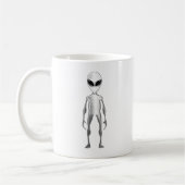 Graue Alien Kaffeetasse (Links)