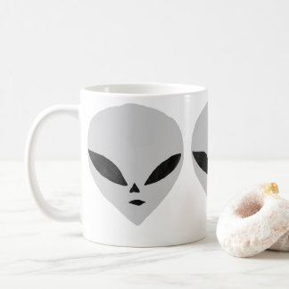 Graue Alien Kaffeetasse