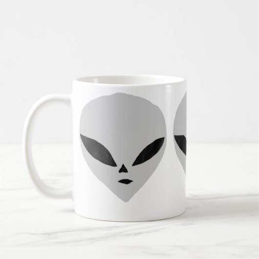 Graue Alien Kaffeetasse (Links)
