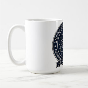Graue Alien-Kampfeinheit Kaffeetasse