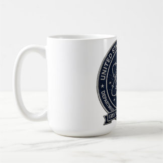Graue Alien-Kampfeinheit Kaffeetasse