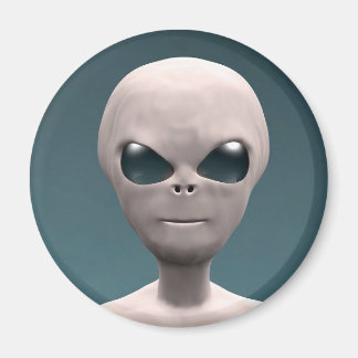 Graue Alien Magnet
