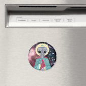 Graue Alien Magnet (In Situ (Geschirrspüler))