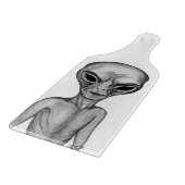 Graue Alien Schneidebrett (Ecke)