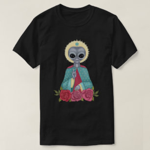 Graue Alien T-Shirt