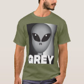 Graue Alien T-Shirt (Vorderseite)