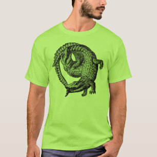 Graue Alligatoren T-Shirt
