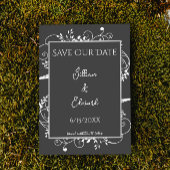 Graue Ankündigung Datum freihalten