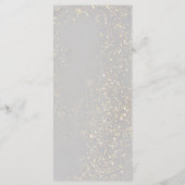 Graue Aquarellauswahl Menükarte (Rückseite)