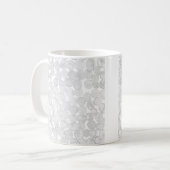 Graue Aquarellfarben mit grauem Kreis Kaffeetasse (Vorderseite Links)
