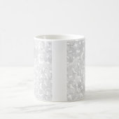Graue Aquarellfarben mit grauem Kreis Kaffeetasse (Mittel)