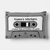 Graue Audiokassette Zubehörtasche (Vorderseite)