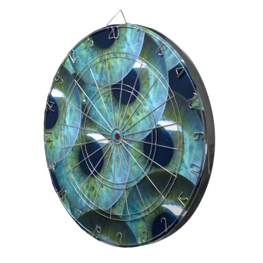 graue Augapfel Dartscheibe (Vorderseite rechts)