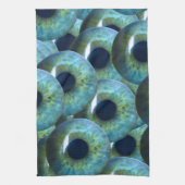 graue Augapfel Geschirrtuch (Vertikal)