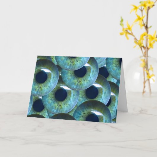 graue Augapfel Karte (Gelbe Blume)