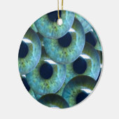 graue Augapfel Keramikornament (Links)