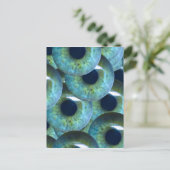 graue Augapfel Postkarte (Stehend Vorderseite)