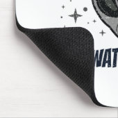 Graue Außerirdischen beobachten dich Mousepad (Ecke)