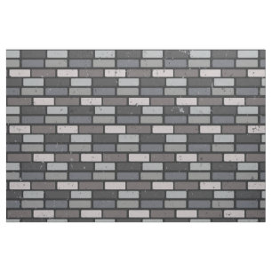 Graue Backsteinmauer Stoff