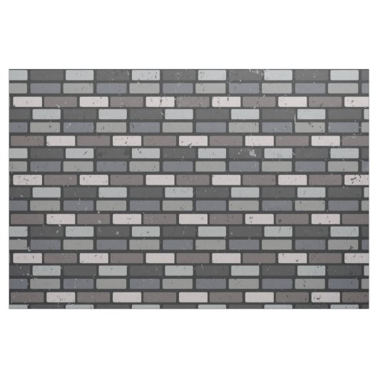 Graue Backsteinmauer Stoff (Yard (91,4 cm))