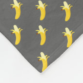 Graue Bananen-Fleece-Decke Fleecedecke (Ecke)