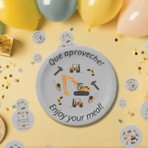 Graue Baugewerbe Geburtstagskind Bilingual