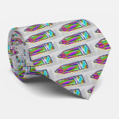 Graue "beflecktes Glas-" Bleistift-Krawatte Krawatte (Gerollt)