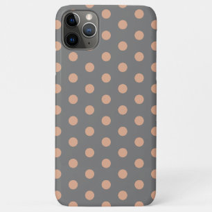 Graue Beige Polka Dot Case-Mate iPhone Case