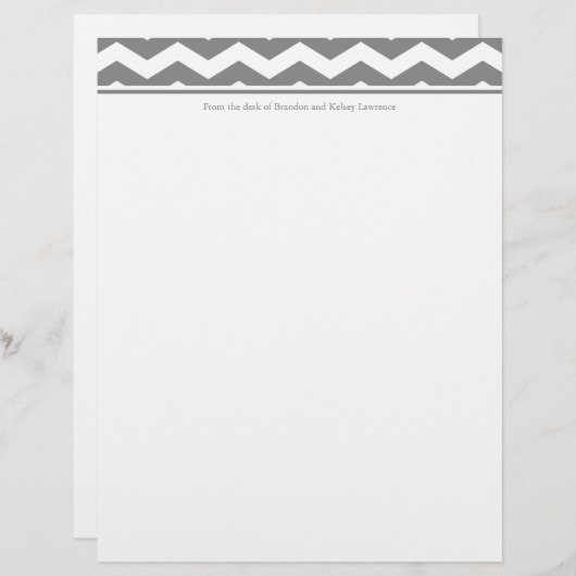 Graue benutzerdefinierte Schreibweise mit/ Untersc (Vorne/Hinten)