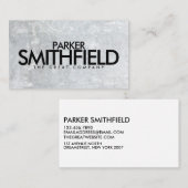 Graue Betonstone-Visitenkarte Visitenkarte (Vorne/Hinten)