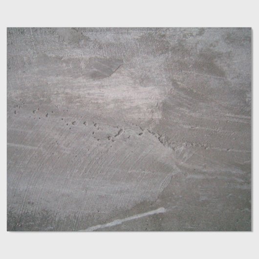 Graue Betonwandputz Geschenkpapier (Flach)