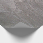 Graue Betonwandputz Geschenkpapier (Ecke)