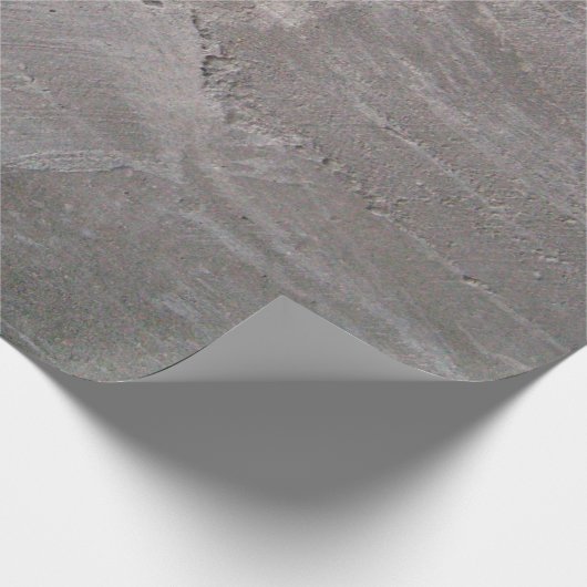 Graue Betonwandputz Geschenkpapier (Ecke)