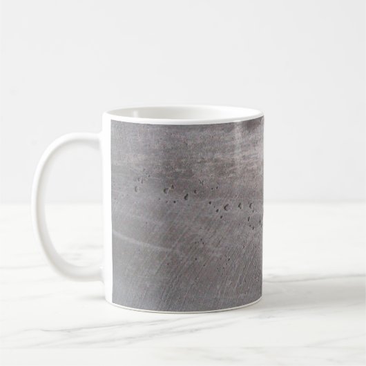 Graue Betonwandputz Kaffeetasse (Links)