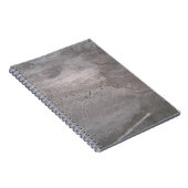 Graue Betonwandputz Notizblock (Rechte Seite)