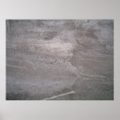 Graue Betonwandputz Poster (Vorne)