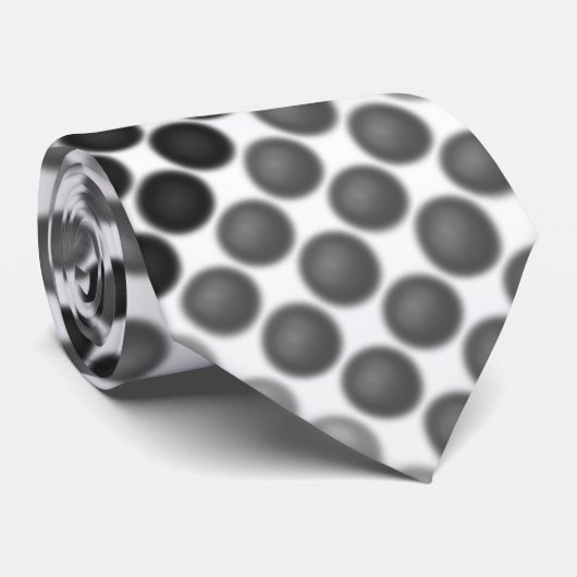 Graue bis schwarze Bälle oder Löcher, querformatig Krawatte (Gerollt)