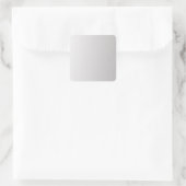 Graue Blankenvorlage, DIY Text & Art Quadratischer Aufkleber (Tasche)