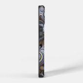Graue Blase Abstract | iPhone 14 Case-Mate Hülle (Rechte Seite)