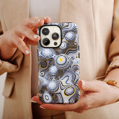 Graue Blase Abstract | iPhone 14 Case-Mate Hülle