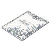 Graue Blätter Notizblock (Linke Seite)